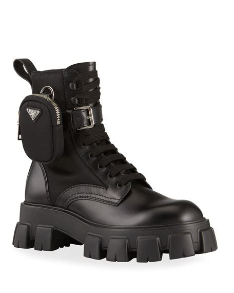 prada combat boots pockets|prada combat boots sale.